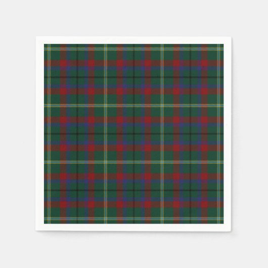 County Mayo Irish Tartan Servet (Voorkant)