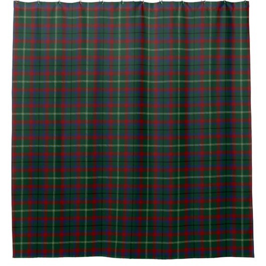 County Mayo Irish Tartan Shower Curtain Douchegordijn (Voorkant)