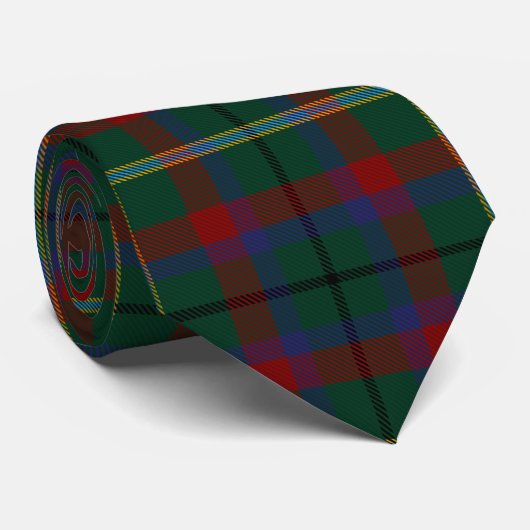 County Mayo Irish Tartan Stropdas (Opgerold)