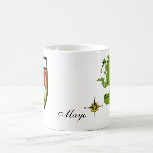 County Mayo Map & Crest Mokken (Center)