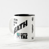 County Meath Ireland Two-Tone Coffee Mok (Voorkant links)