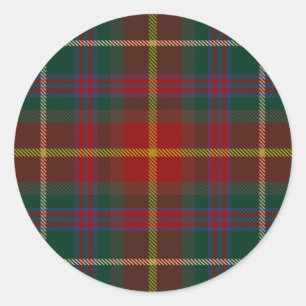 County Meath Irish Tartan Ronde Sticker