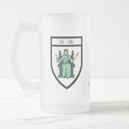 County Meath Map & Crest Mokken (Links)