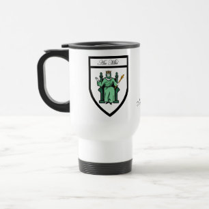 County Meath Map & Crest Mokken