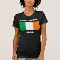 County Monaghan, Ierland met Ierse vlag
