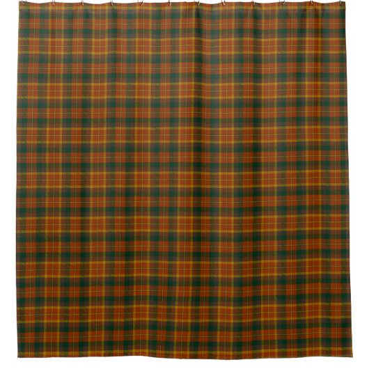 County Monaghan Irish Tartan Shower Curtain Douchegordijn (Voorkant)