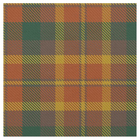 County Monaghan Irish Tartan Stof (Close Up)