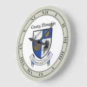 County Monaghan Wall Clock Grote Klok (Hoek)