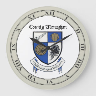 County Monaghan Wall Clock Grote Klok