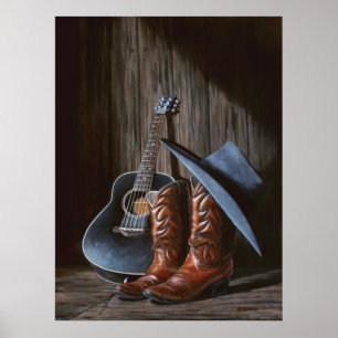 County Music "Boots"-Poster Poster