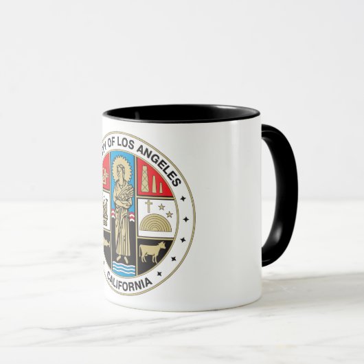 County of Los Angeles seal Mok (Voorkant rechts)