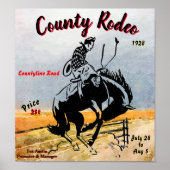  County Rodeo Poster (Voorkant)