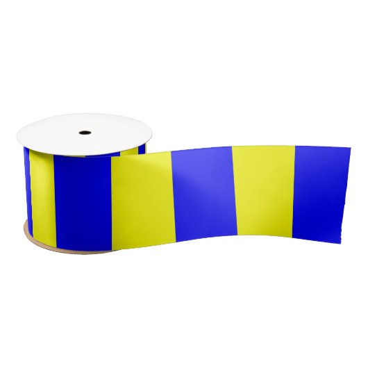 County Roscommon Flag Ribbon Satijnen Lint (Spoel)