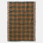 County Roscommon Irish Tartan Deken (Voorkant Verticaal)