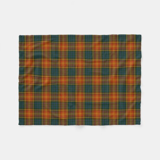 County Roscommon Irish Tartan Fleece Deken (Voorkant (Horizontaal))