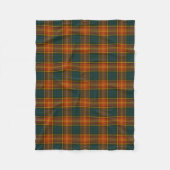 County Roscommon Irish Tartan Fleece Deken (Voorkant)