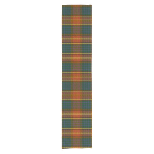 County Roscommon Irish Tartan Korte Tafelloper (Voorkant)