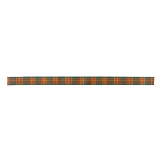 County Roscommon Irish Tartan Satijnen Lint (Voorkant)