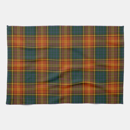 County Roscommon Irish Tartan Theedoek (Horizontaal)