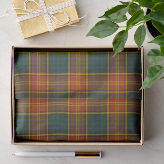 County Roscommon Irish Tartan Tissuepapier (Geschenk)