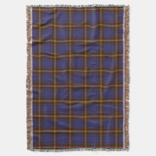 County Sligo Irish Tartan Deken (Voorkant Verticaal)
