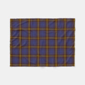County Sligo Irish Tartan Fleece Deken (Voorkant (Horizontaal))