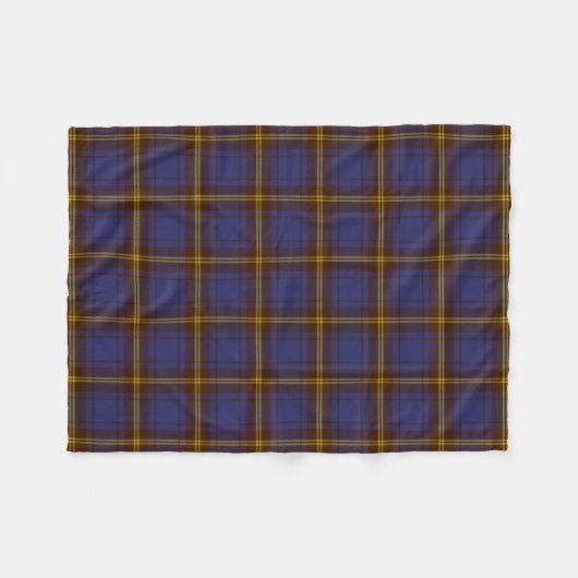 County Sligo Irish Tartan Fleece Deken (Voorkant (Horizontaal))