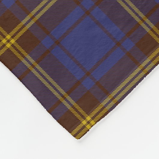 County Sligo Irish Tartan Fleece Deken (Hoek)