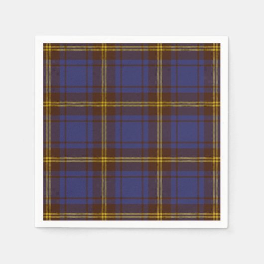 County Sligo Irish Tartan Servetten (Voorkant)