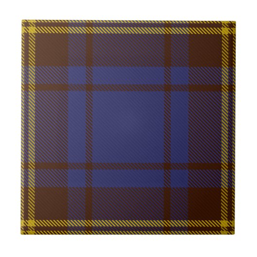 County Sligo Irish Tartan Tegeltje (Voorkant)