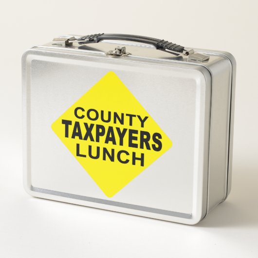County Taxpayer Lunch Box (Voorkant)