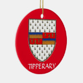County Tipperary Ireland Kerstversier Keramisch Ornament (Rechts)
