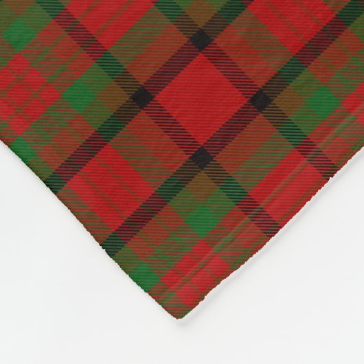 County Tipperary Irish Tartan Fleece Deken (Hoek)