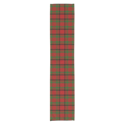 County Tipperary Irish Tartan Korte Tafelloper (Voorkant)