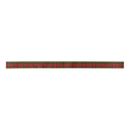 County Tipperary Irish Tartan Satijnen Lint (Voorkant)