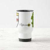 County Tipperary Map & Crest Mokken (Center)