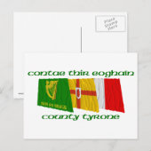 County Tyrone Flags Briefkaart (Voorkant / Achterkant)