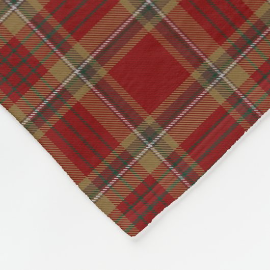 County Tyrone Irish Tartan Fleece Deken (Hoek)