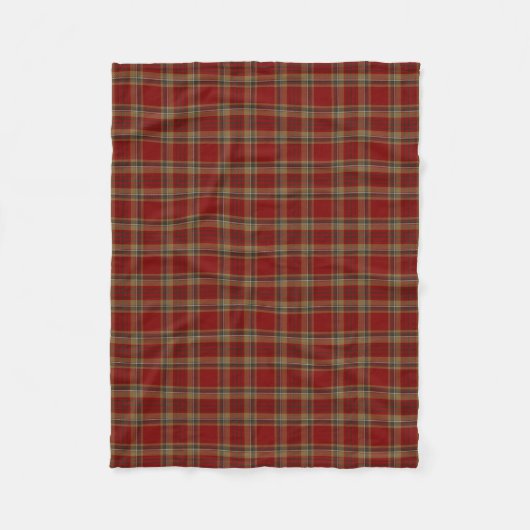 County Tyrone Irish Tartan Fleece Deken (Voorkant)