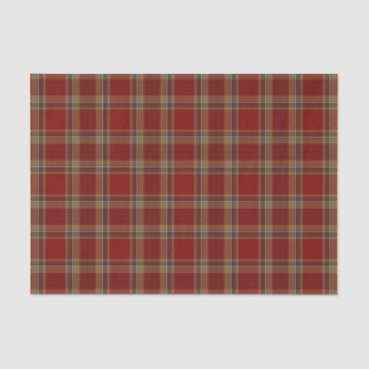 County Tyrone Irish Tartan Tissuepapier (Voorkant)