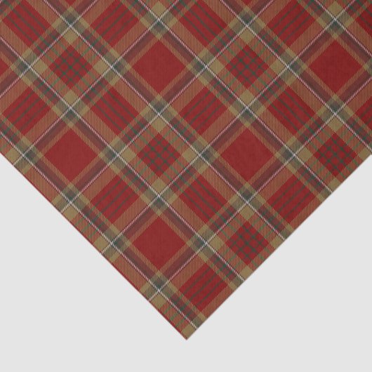 County Tyrone Irish Tartan Tissuepapier (Detail)