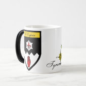 County Tyrone Map & Crest Mokken (Voorkant links)