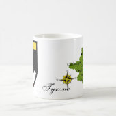 County Tyrone Map & Crest Mokken (Center)