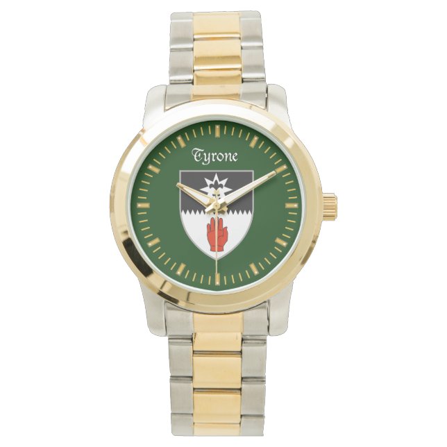 County Tyrone polshorloge Horloge (Voorkant)