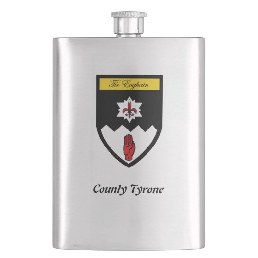 County Tyrone Premium Flask Flacon (Voorkant)