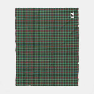 County Waterford Tartan Monogram Fleece Deken