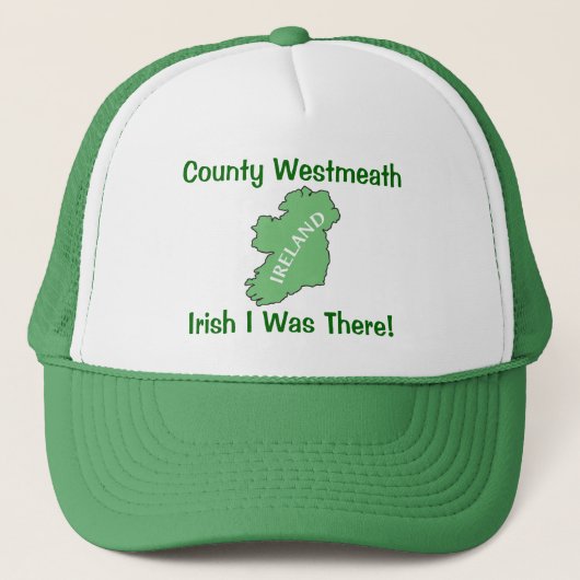 County Westmeath Ireland Trucker Hat Pet (Voorkant)