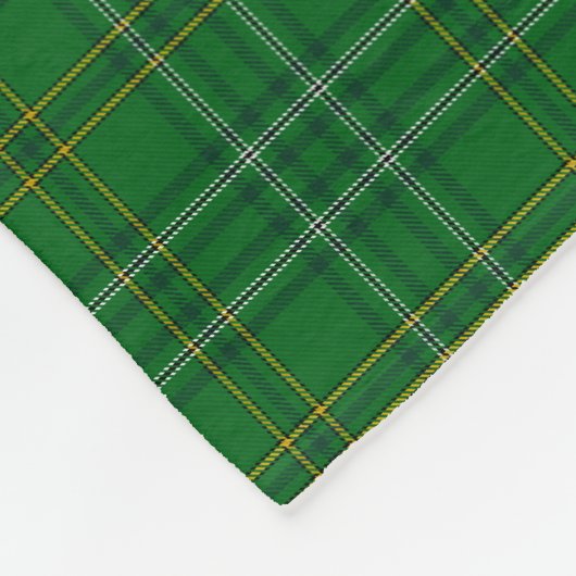 County Wexford Irish Tartan Fleece Deken (Hoek)
