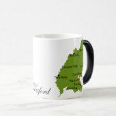 County Wexford Map & Crest Mokken (Voorkant rechts)