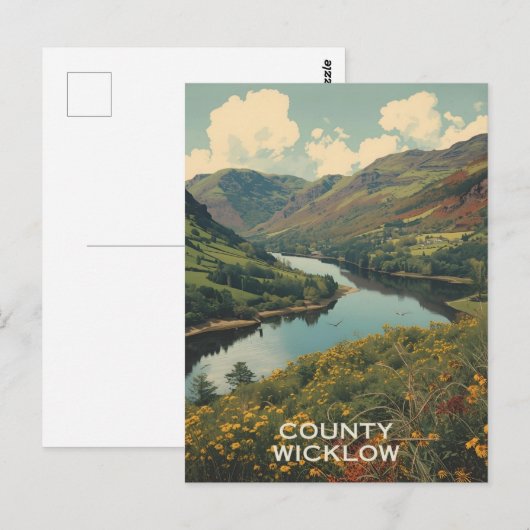 County Wicklow Briefkaart (Voorkant / Achterkant)